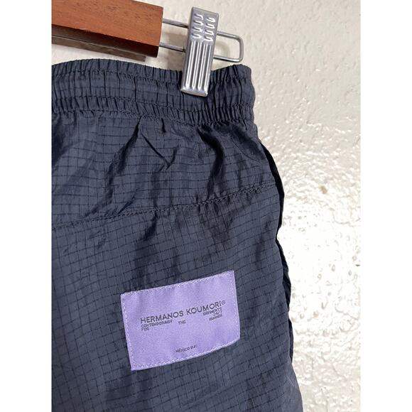 Hermanos Koumori 2-in-1 Running Shorts Black Green Lightweight Athletic Mens L - Picture 5 of 14